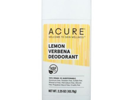 Deodorant, Lemon Verbena, 2.25 Oz (63.78 G) - Acure For Cheap