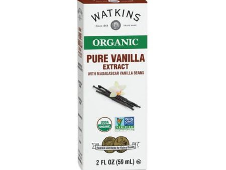 Watkins Organic Pure Vanilla Extract, with Madagascar Vanilla Beans For Discount