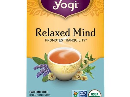 Yogi Tea, Relaxed Mind Tea, Tea Bags, 16 Ct, 1.12 OZ Supply