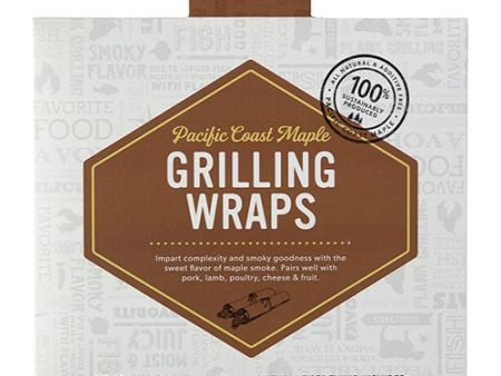 Wildwood Grilling Maple Grilling Wraps - 7.25x8  8 Pack with String Hot on Sale