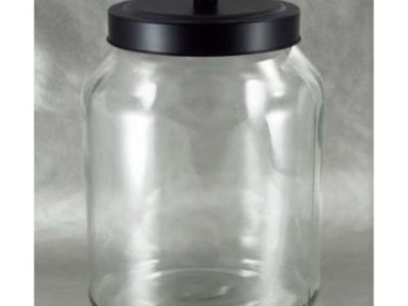 102oz Jar Matte Black Top Online Hot Sale