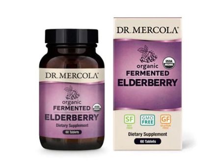 Dr. Mercola Fermented Elderberry Dietary Supplement, 30 Servings (60 Tablets), Non GMO, Gluten Free, Soy Free, USDA Organic (B07Y8NPPJ5) Online Hot Sale