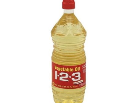 1-2-3 Oil Vegetable - 33.8 Oz Discount