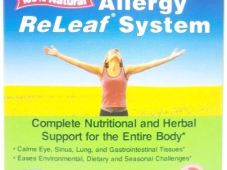 Allergy ReLeaf System - Natural Herbal Dietary Supplement - Safe and Effective Allergy Remedy - Promotes Sinus  Nasal  & Bronchial Health- Non Drowsy - 60 Softgels + 60 Tablets - Herbs Etc Supply