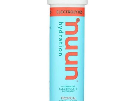 Nuun - Active Effervescent Electrolyte Supplement Tropical - 10 Tablets For Sale