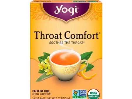 Yogi Tea Organic Throat Comfort Tea, 16 ct (B000QY7POE) Sale