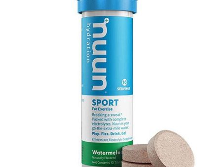 nuun Hydration Sport Drink Vegan Tabs - Watermelon - 10ct Discount