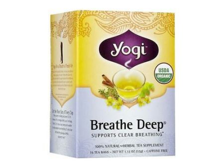 Yogi Breathe Deep Tea Bags, 16 count, 1.12 oz Discount