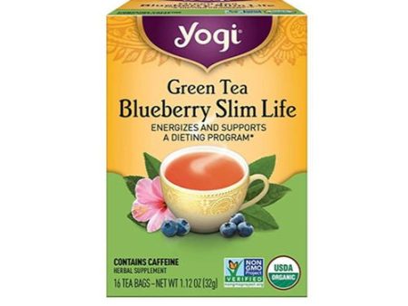 Yogi Teas, Tea Grn Slim Bluebry Org3 - 16bg Fashion