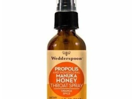 Wedderspoon Honey Throat Spray Orange Spice, 1 Fz Fashion