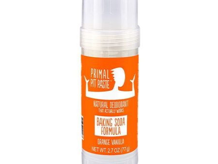 (2)primal Pit Paste Natural Deodorant Orange Creamsicle Stick 2oz on Sale