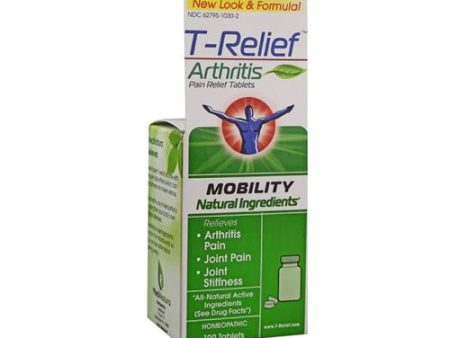 MediNatura T-Relief Arthritis Natural Pain Relief Arnica +12  100 Tabs Sale