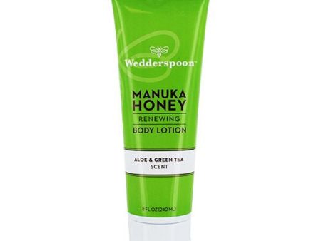 Wedderspoon  Manuka Honey  Renewing Body Lotion  Aloe   Green Tea Scent  8 fl oz  240 ml Fashion