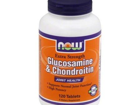 NOW Foods - Glucosamine and Chondroitin Extra Strength - 120 Tablets For Cheap