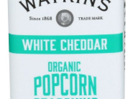 Watkins Gourmet Organic White Cheddar Popcorn Seasoning, 3.3 oz (B09F15DP6S) on Sale