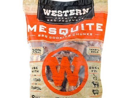 Western Premium BBQ Products Mesquite BBQ Cooking Chunks  570 Cu in Supply