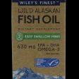 Wiley s Finest Wild Alaskan Fish Oil Easy Swallow Mini Softgels  60 Ct Fashion