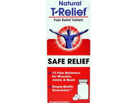 MediNatura T-Relief Natural Pain Relief Arnica +12  Homeopathic  100 Tabs Online Hot Sale