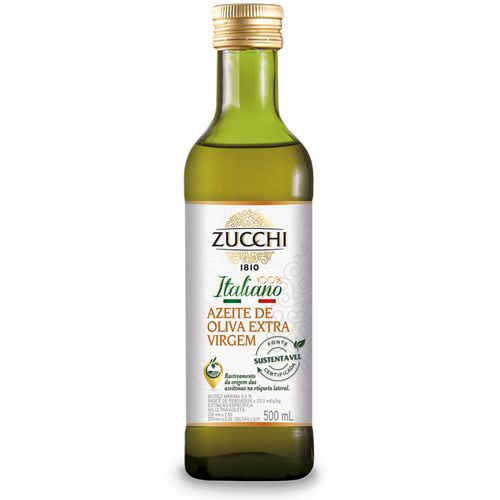 Zucchi Italiano Extra Virgin Olive Oil (17 Fl Oz), 100% Italian Olives, Certified & Sustainable EVOO on Sale