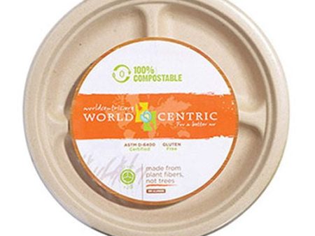 World Centric Compostable Wheat Straw Plates  10   20 Count on Sale