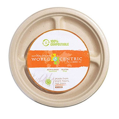 World Centric Compostable Wheat Straw Plates  10   20 Count on Sale