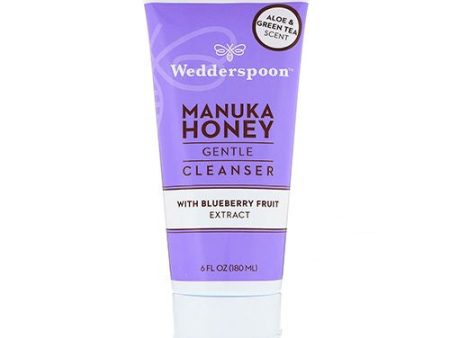 Wedderspoon  Manuka Honey  Gentle Cleanser  With Blueberry Fruit Extract  Aloe   Green Tea Scent  6 fl oz  180 ml on Sale