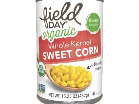 15 oz Organic Whole Kernel Sweet Corn For Sale