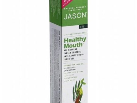 Jason Healthy Mouth Anticavity Tartar Control Tea Tree Cinnamon   GEL Hot on Sale