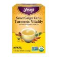 Yogi Sweet Ginger Citrus Turmeric Vitality Tea - 16ct Cheap