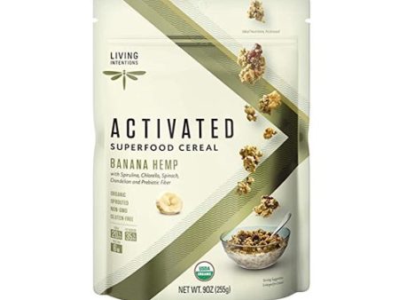 Living Intentions Activated Superfood Cereal, Banana Hemp, 9 Oz. Hot on Sale