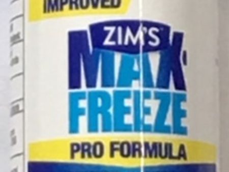 ZIMS MAX FREEZE PRO FORMULA   MENTHOL, UNSPECIFIED FORM   GEL Hot on Sale