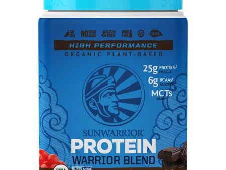 Warrior Blend Organic NonGMO PlantBased Vegan Protein Chocolate (15 Servings) Online Hot Sale