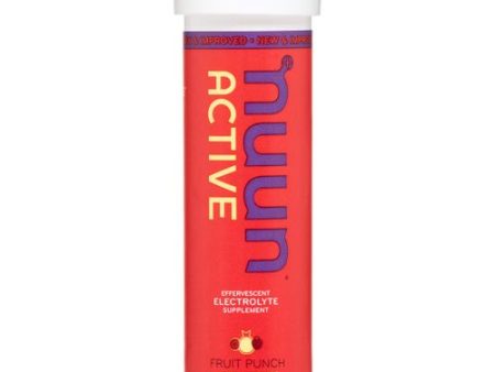 Nuun Hydration Drink Tab - Active - Fruit Punch - 10 Tablets Fashion