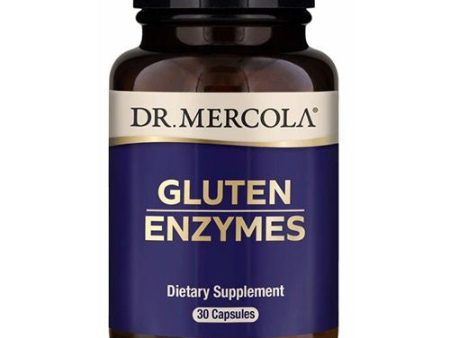 120 Capsules Dr. Mercola Gluten Enzymes Dietary Supplement NIP Exp 12 21 on Sale