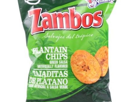 Zambos Plantain Chips Green Salsa Discount