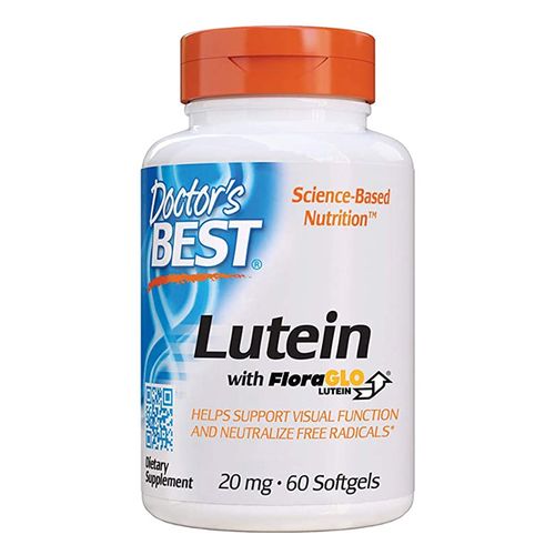 Doctor s Best Lutein with FloraGLO  Gluten Free  Vision Support  60 Softgels For Discount