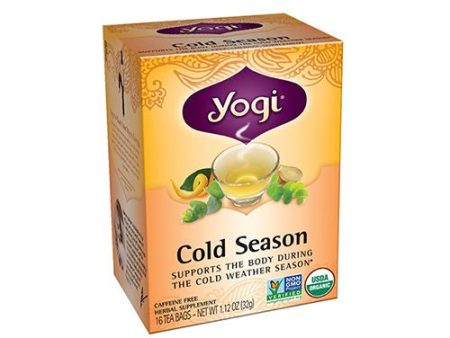 Yogi Teas, Tea Cold Season Relf Cf Org - 16bg For Cheap