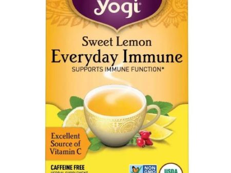 Yogi Sweet Lemon Everyday Immune Tea - 16ct on Sale