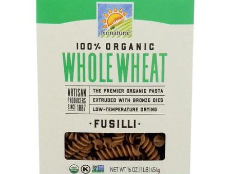 100% ORGANIC WHOLE WHEAT FUSILLI Fashion