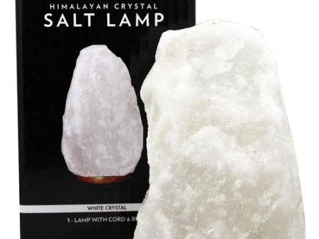 (Price each)Evolution Salt - Salt Lamp Natural White Sml - 6 LB Discount