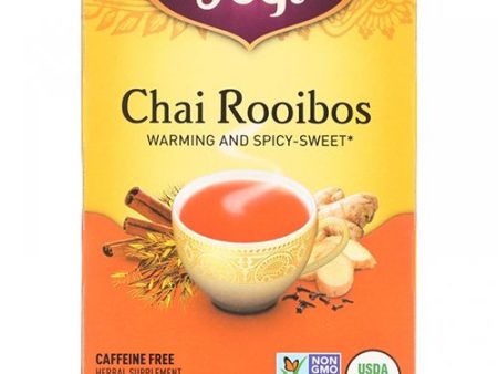 Yogi Tea, Chai Rooibos, 16 Count (B0019LU5LS) For Discount