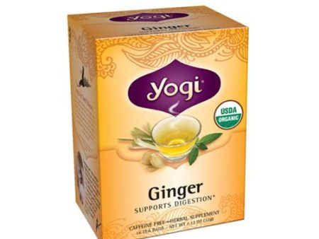 Yogi Tea - Ginger Tea - 16ct Hot on Sale