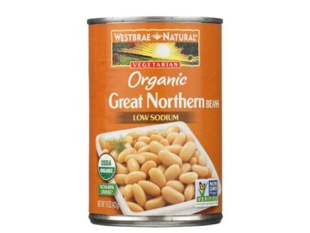 WESTBRAE NATURAL, LOW SODIUM ORGANIC GREAT NORTHERN BEANS Online Sale