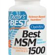 Doctor s Best MSM with OptiMSM  Non-GMO  Gluten Free  Joint Support  1500 mg  120 Tablets Sale