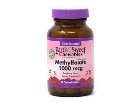 Bluebonnet Nutrition - EarthSweet Chewables Methylfolate 1000 mcg. - 90 Chewable Tablets Cheap