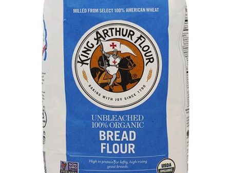 100% ORGANIC UNBLEACHED BREAD FLOUR Hot on Sale