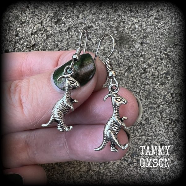 Dinosaur earrings-Parasaurolophus earrings Hot on Sale