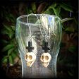 Baron Samedi earrings-Skull and cross earrings For Cheap