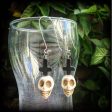 Baron Samedi earrings-Skull and cross earrings For Cheap