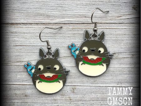 Oh Totoro and Chu Totoro earrings-My Neighbour Totoro earrings For Discount